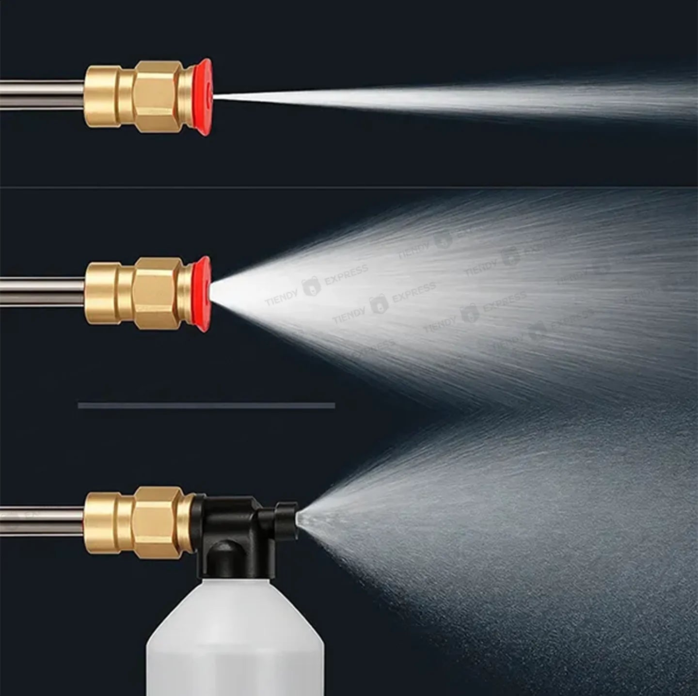 Waterjet Pro™ — Kit complet Hidrolavator portabil care elimină murdăria în câteva secunde, fără cabluri sau curent electric + 2 BATERII GRATUITE