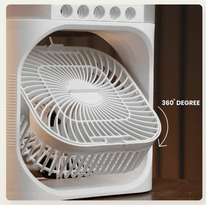 BRIZAR® -Ventilator Portabil cu Pulverizare de Apă și Umidificator | 3 în 1